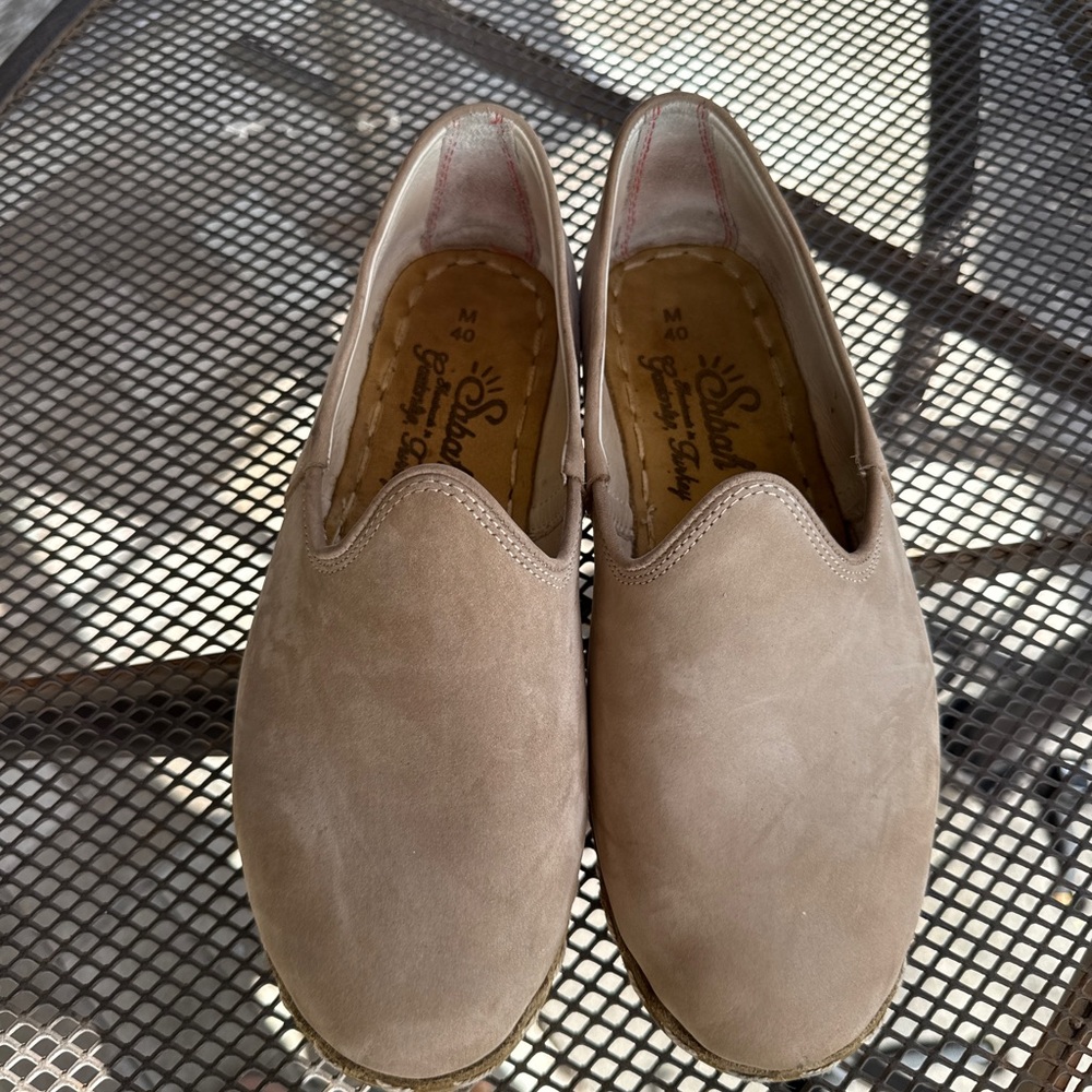Sabah Light Brown Soft Suede Shoes
